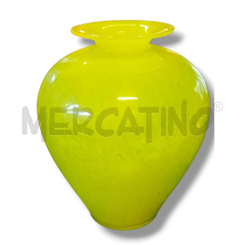 VASO GIALLO BOMBATO CM 28 | Mercatino dell'Usato Rivoli 1