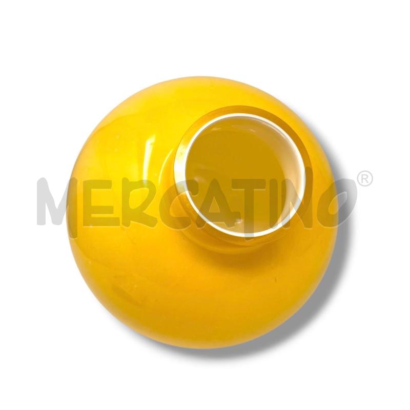 VASO VETRO SOFFIATO GIALLO BOCCIA | Mercatino dell'Usato Rivoli 3