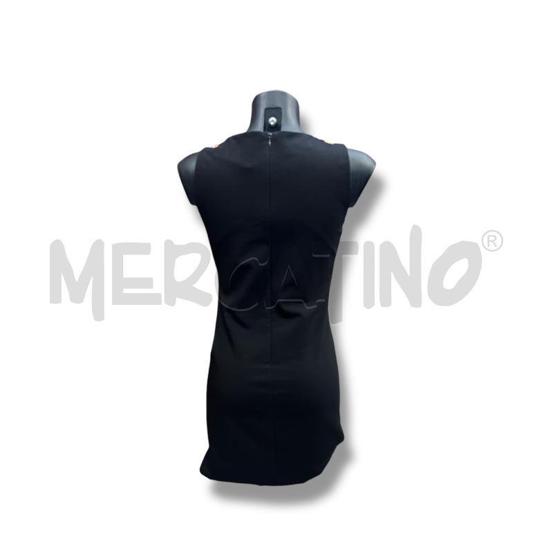 VESTITO DONNA AMELIE REVEUR NERO SCOLLO FORI DORATI | Mercatino dell'Usato Rivoli 2
