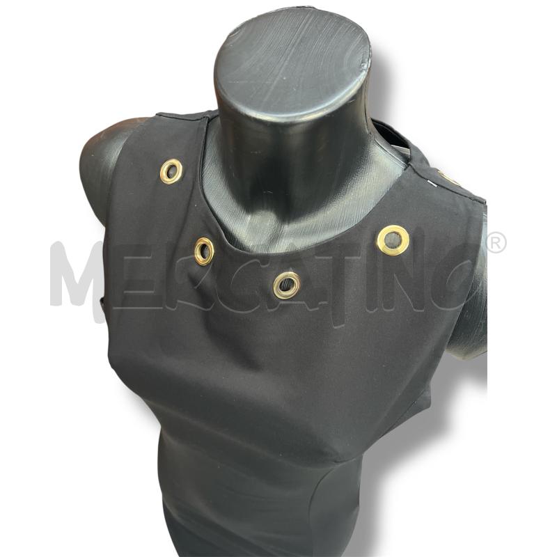 VESTITO DONNA AMELIE REVEUR NERO SCOLLO FORI DORATI | Mercatino dell'Usato Rivoli 3