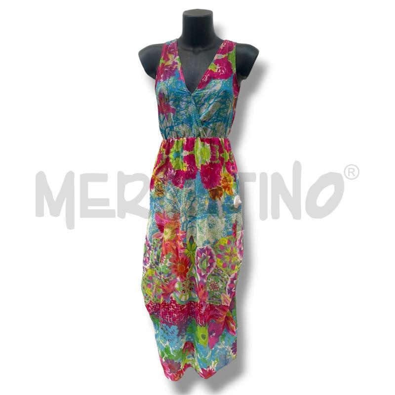 VESTITO DONNA FRACOMINA FIORI MULTICOLOR  | Mercatino dell'Usato Rivoli 1