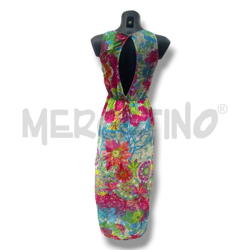 VESTITO DONNA FRACOMINA FIORI MULTICOLOR  | Mercatino dell'Usato Rivoli 2