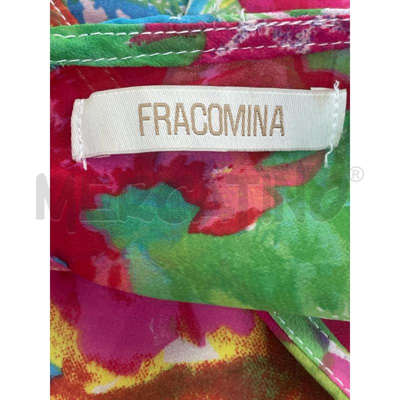 VESTITO DONNA FRACOMINA FIORI MULTICOLOR  | Mercatino dell'Usato Rivoli 3