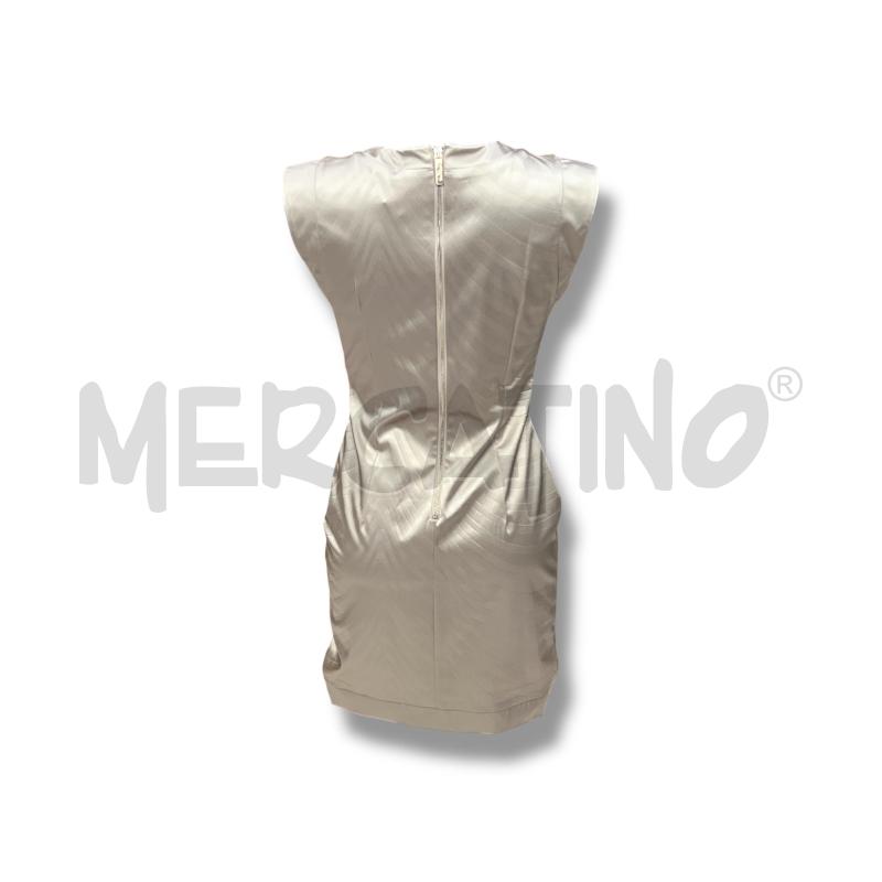 VESTITO DONNA GIL SANTUCCI CHAMPAGNE RASO CATENA SCOLLO | Mercatino dell'Usato Rivoli 2