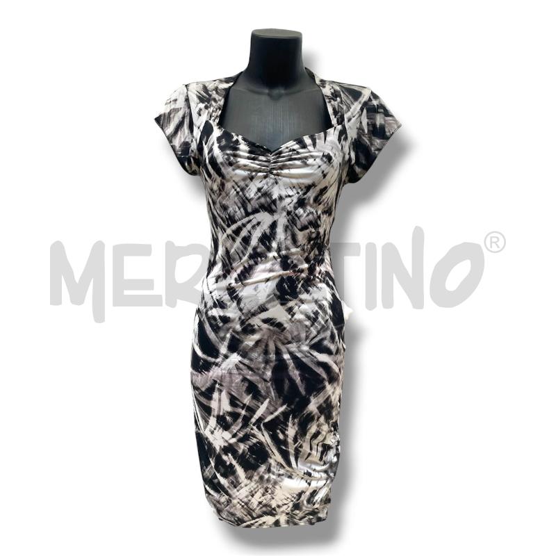 VESTITO DONNA GUESS B/N OPTIC | Mercatino dell'Usato Rivoli 1