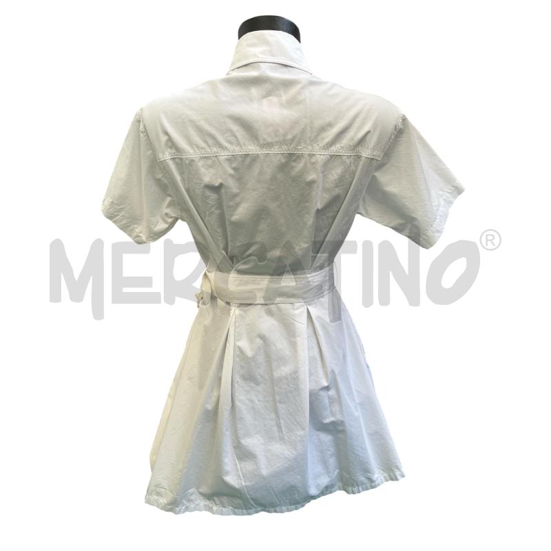 VESTITO DONNA GUESS BIANCO SCAMICIATO CINTURA | Mercatino dell'Usato Rivoli 2