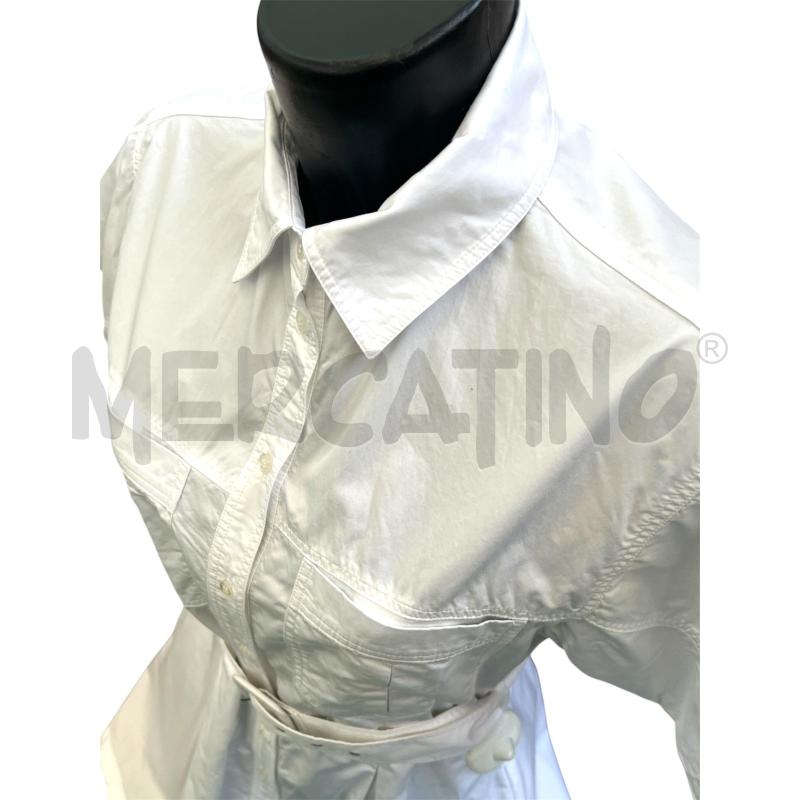 VESTITO DONNA GUESS BIANCO SCAMICIATO CINTURA | Mercatino dell'Usato Rivoli 3