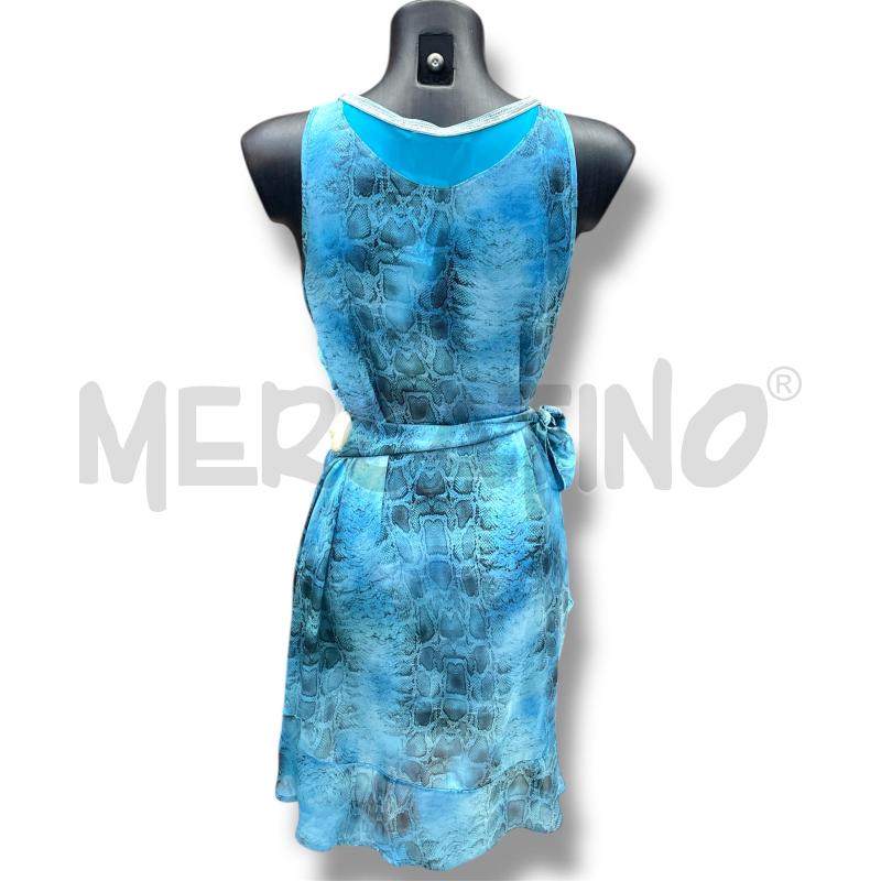 VESTITO DONNA GUESS BY MARCIANO TURCHESE STAMPA RETTILE | Mercatino dell'Usato Rivoli 2