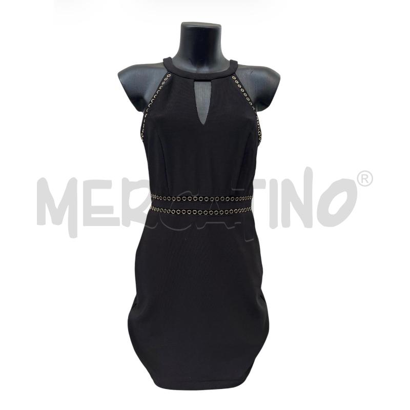 VESTITO DONNA GUESS NERO VITA BORCHIE | Mercatino dell'Usato Rivoli 1