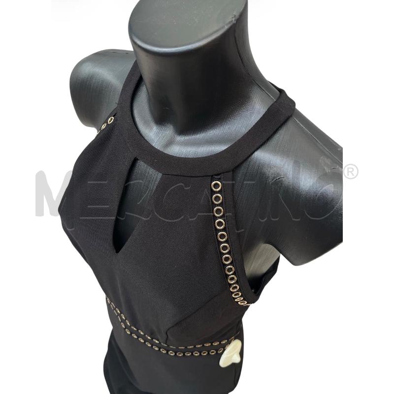 VESTITO DONNA GUESS NERO VITA BORCHIE | Mercatino dell'Usato Rivoli 3