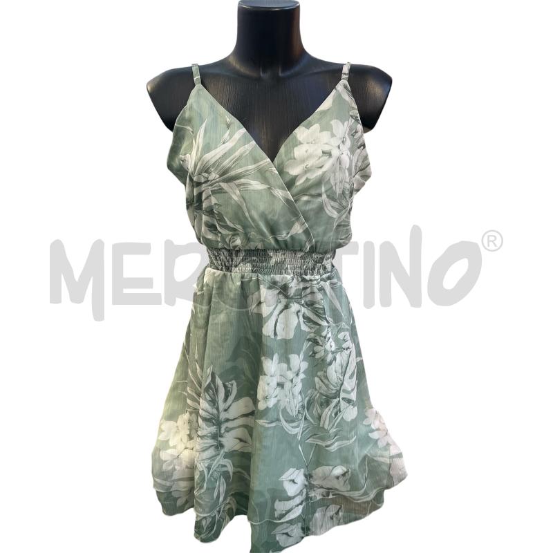 VESTITO DONNA GUESS SALVIA FIORI VOULANT | Mercatino dell'Usato Rivoli 1