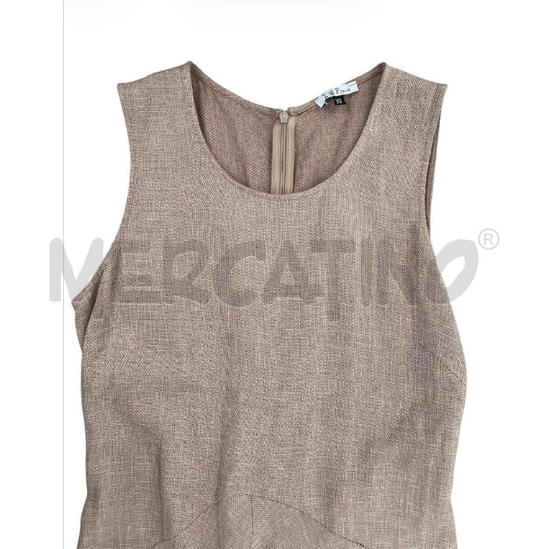 VESTITO DONNA IMP DELUXE MISTO LINO ECRU | Mercatino dell'Usato Rivoli 3