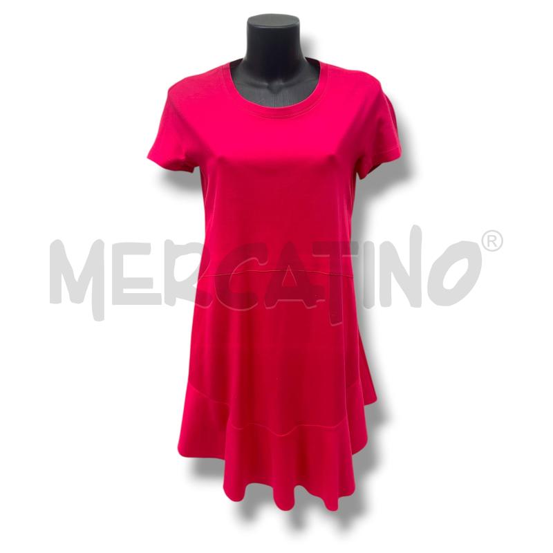 VESTITO DONNA JIL SANDER FUCSIA AMPIO GONNA VOULANT | Mercatino dell'Usato Rivoli 1
