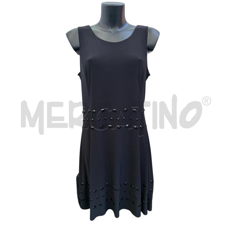 VESTITO DONNA JOSEPH RIBKOFF NERO STRASS NERI RETRO FIOCCO | Mercatino dell'Usato Rivoli 1