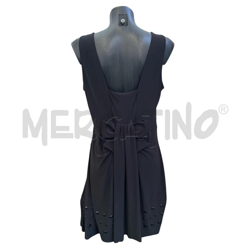 VESTITO DONNA JOSEPH RIBKOFF NERO STRASS NERI RETRO FIOCCO | Mercatino dell'Usato Rivoli 2