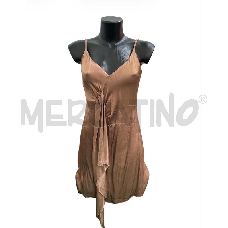 VESTITO DONNA KOKKA MARRONE CANGIANTE  | Mercatino dell'Usato Rivoli 1