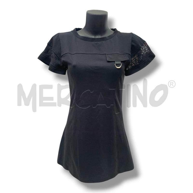 VESTITO DONNA LIU JO NERO MANICHE PIZZO | Mercatino dell'Usato Rivoli 1
