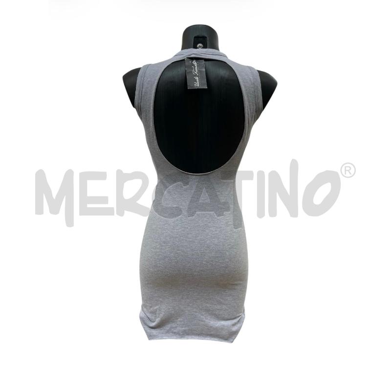 VESTITO DONNA MET GRIGIO SCOLLO PERLE  | Mercatino dell'Usato Rivoli 2