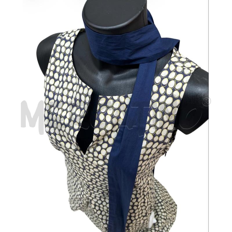 VESTITO DONNA NIU BLU POIS GIALLI CON CINTURONE | Mercatino dell'Usato Rivoli 3