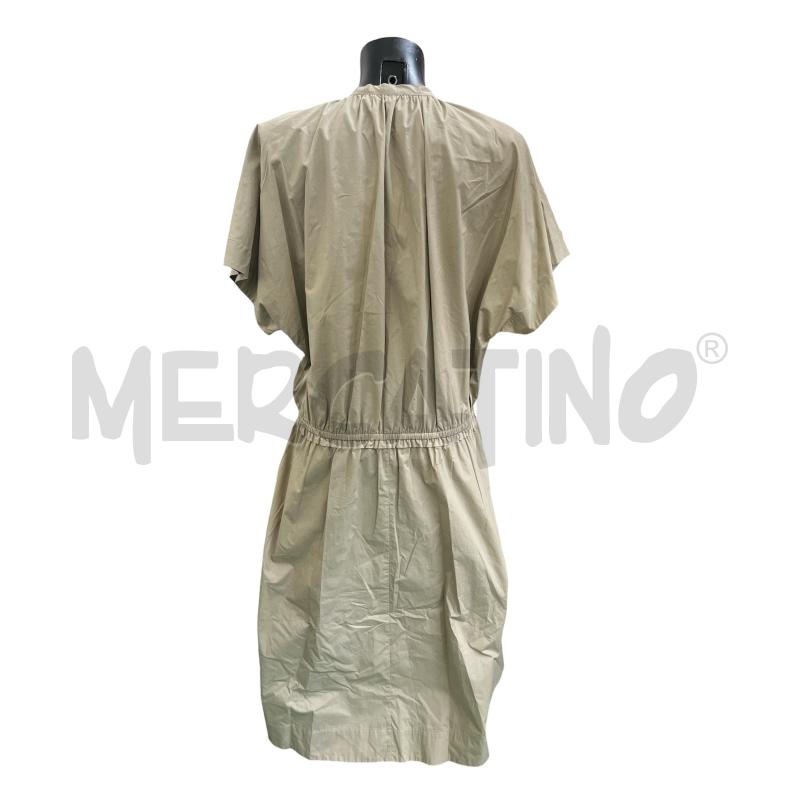 VESTITO DONNA SU TORTORA LUNGO BALZE SCOLLO FIOCCO | Mercatino dell'Usato Rivoli 2