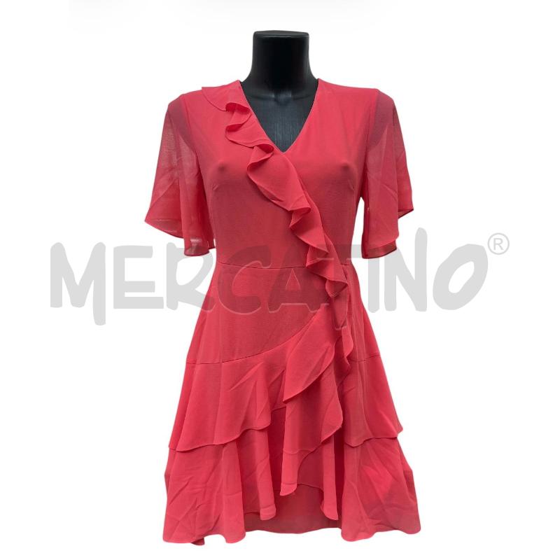 VESTITO DONNA TWIN SET CORALLO VOULANT | Mercatino dell'Usato Rivoli 1
