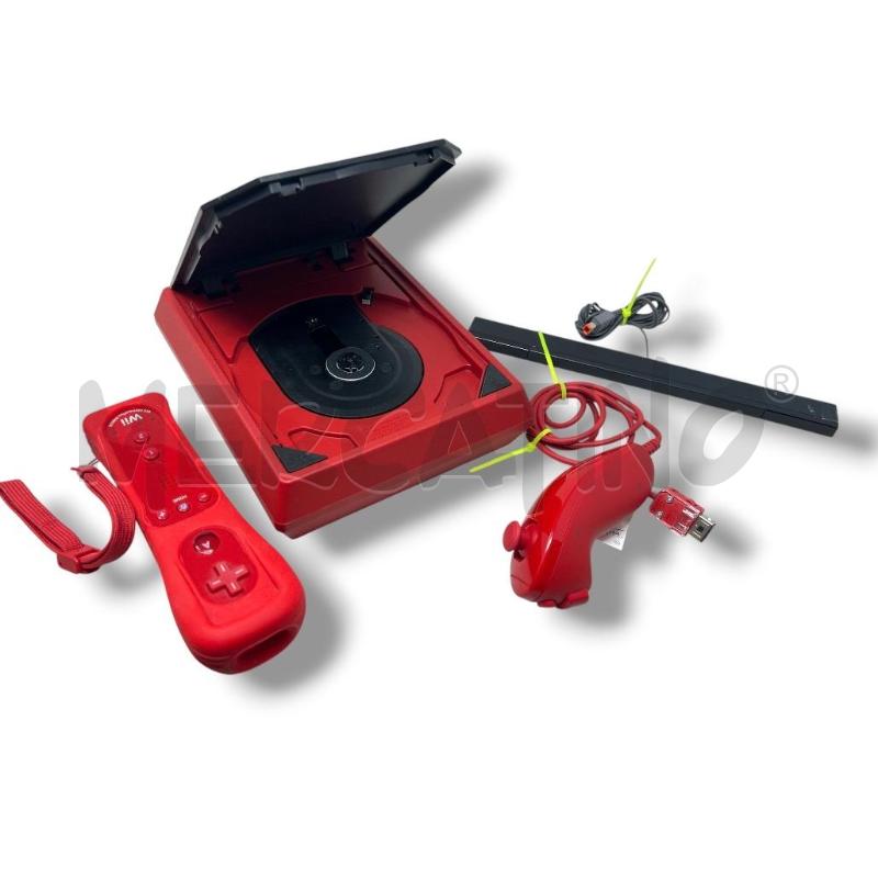 WII MINI ROSSA CONTROLLER + NUNCHUCK CAVI ORIGINALI | Mercatino dell'Usato Rivoli 3