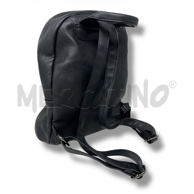 ZAINETTO DONNA NERO DUE ZIP STAMPA RETTILE | Mercatino dell'Usato Rivoli 4