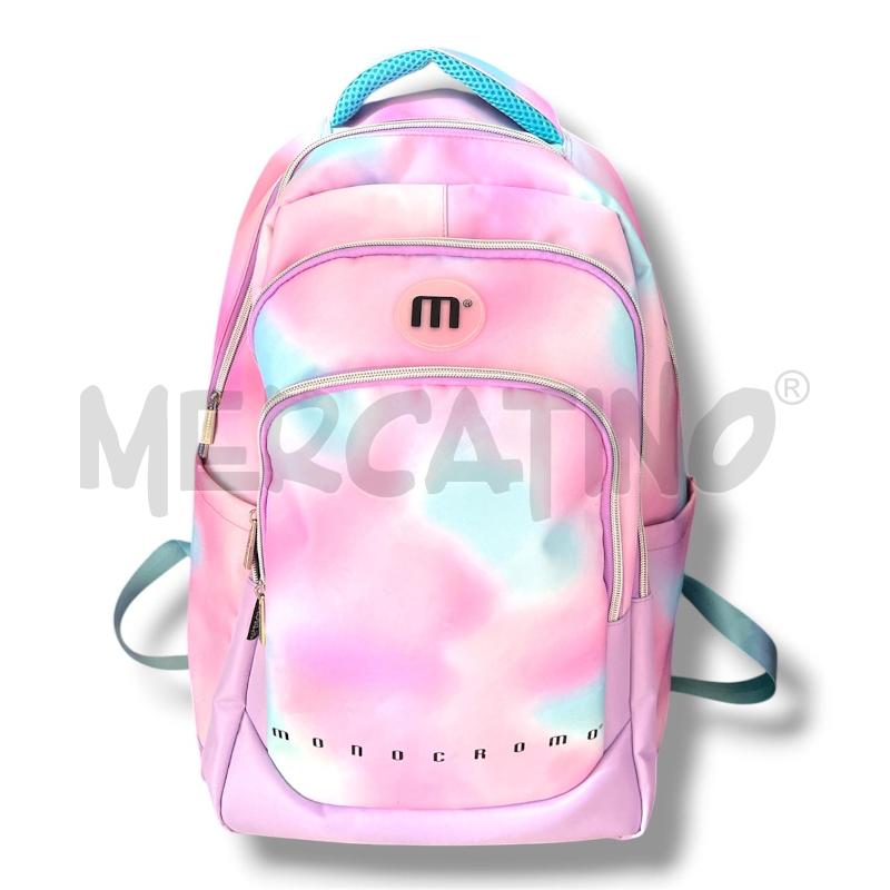ZAINO MONOCROMO LILLA ROSA AZZURRO  | Mercatino dell'Usato Rivoli 1