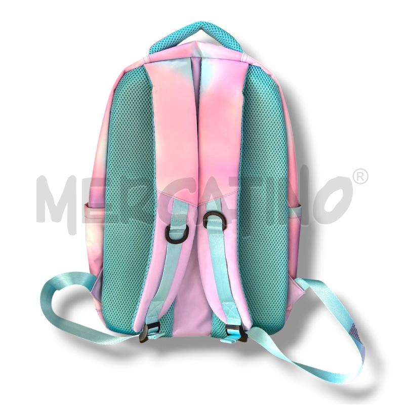 ZAINO MONOCROMO LILLA ROSA AZZURRO  | Mercatino dell'Usato Rivoli 2