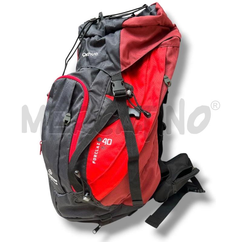ZAINO TREKKING QUECHUA FORCLAZ 40 AIR ROSSO NERO | Mercatino dell'Usato Rivoli 2