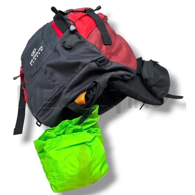 ZAINO TREKKING QUECHUA FORCLAZ 40 AIR ROSSO NERO | Mercatino dell'Usato Rivoli 5
