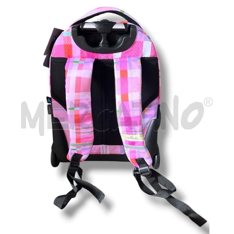 ZAINO TROLLEY HALLMARK QUADRATI ROSA | Mercatino dell'Usato Rivoli 2