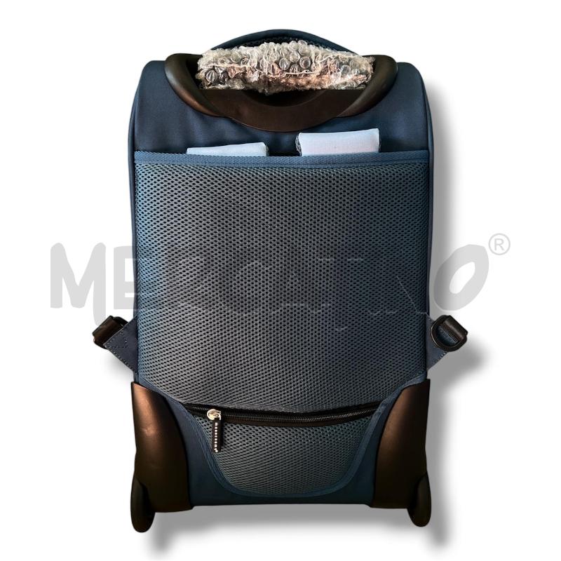ZAINO TROLLEY MONOCROMO SFUMATURA AZZURRA | Mercatino dell'Usato Rivoli 2