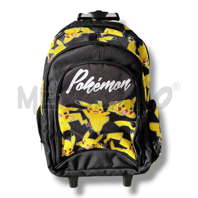 ZAINO TROLLEY POKEMON PIKACHU NERO | Mercatino dell'Usato Rivoli 1