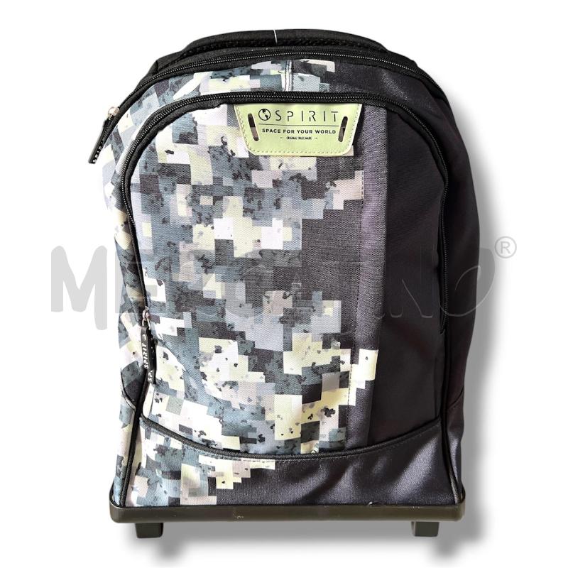 ZAINO TROLLEY SPIRIT NERO PIXEL | Mercatino dell'Usato Rivoli 1