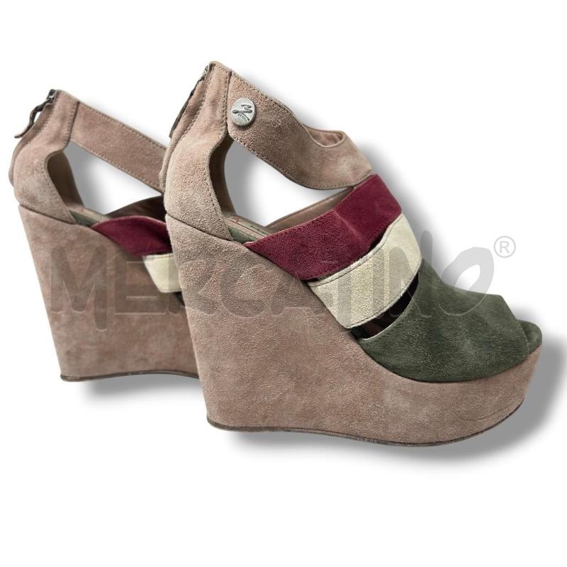 ZEPPA MANILA GRACE BEIGE VERDONE SCAMOSCIATE | Mercatino dell'Usato Rivoli 2