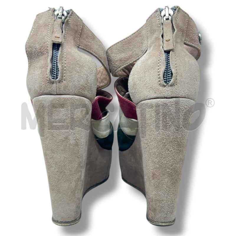 ZEPPA MANILA GRACE BEIGE VERDONE SCAMOSCIATE | Mercatino dell'Usato Rivoli 3