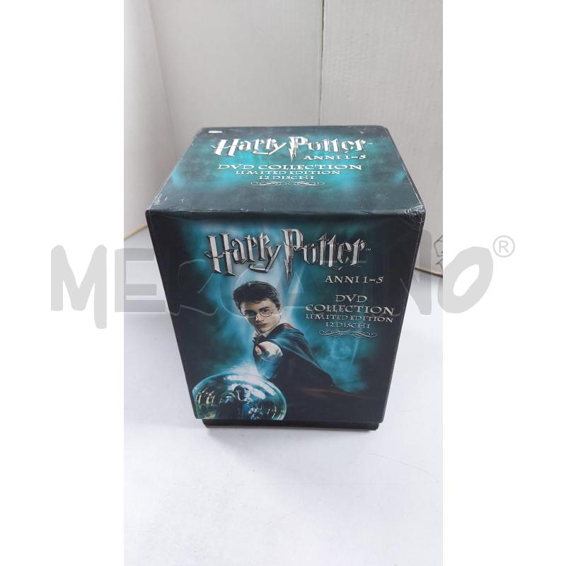HARRY POTTER ANNI 1-5 DVD COFANETTO COLLECTION LIMITED EDITION 12 DISCHI