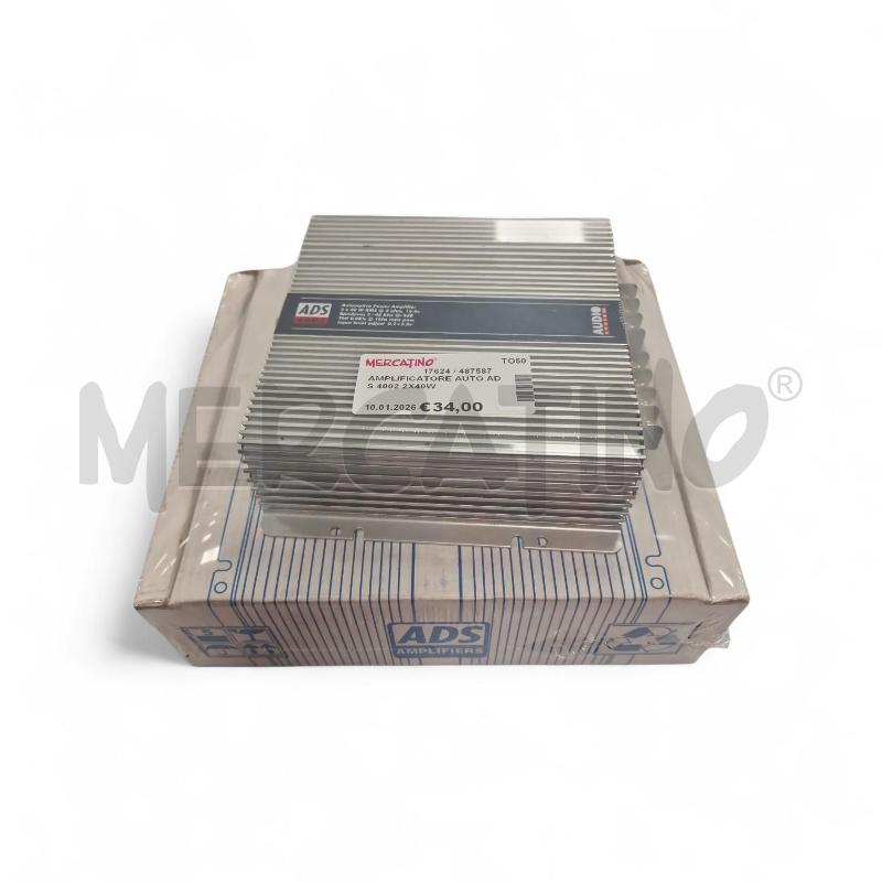 AMPLIFICATORE AUTO ADS 4002 2X40W | Mercatino dell'Usato Rivarolo canavese 1