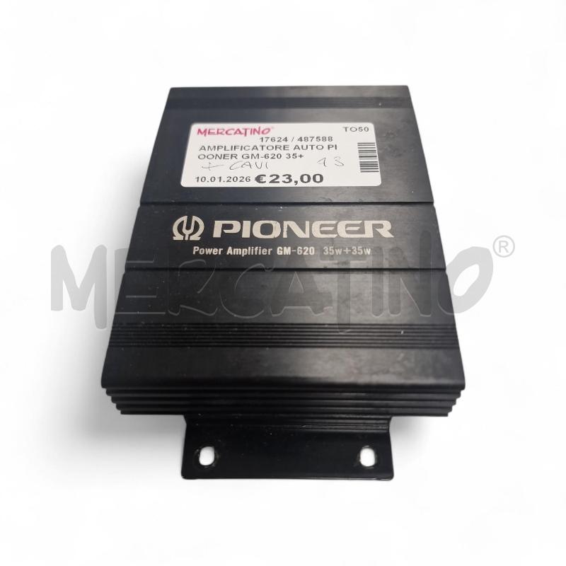 AMPLIFICATORE AUTO PIOONER GM-620 35+35 W | Mercatino dell'Usato Rivarolo canavese 1