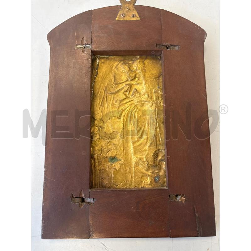 BASSORILIEVO IN BRONZO CELESTINO FUMAGALLI LA VERGINE COL S.BAMBINO | Mercatino dell'Usato Rivarolo canavese 2