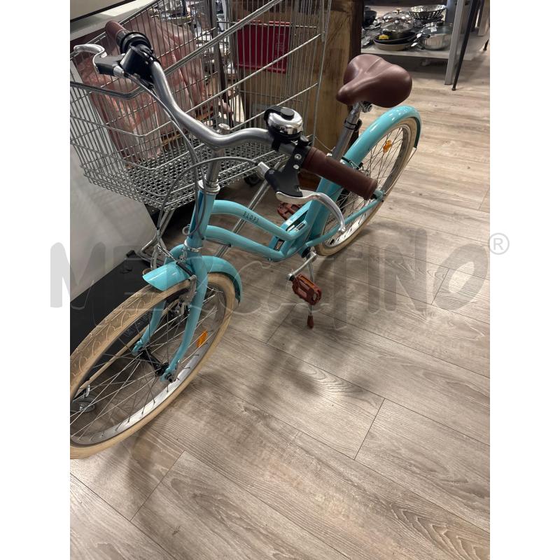 BICICLETTA DONNA ELOPS AZZURRA | Mercatino dell'Usato Rivarolo canavese 1