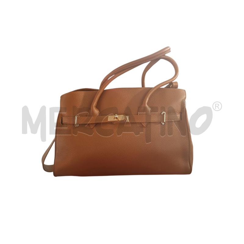 BORSA D BAGDESIGNER FLORENCE PELLE CAMMELLO | Mercatino dell'Usato Rivarolo canavese 1
