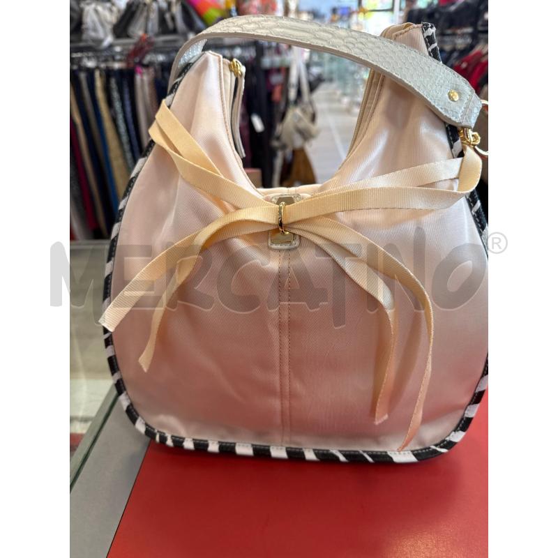 BORSA D BLUMARINE BEIGE BRD BNC NERO PELLE | Mercatino dell'Usato Rivarolo canavese 1