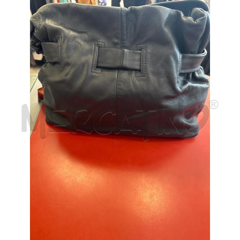 BORSA D COCCINELLE NERA FIOCCO PELLE | Mercatino dell'Usato Rivarolo canavese 3