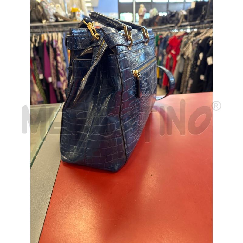 BORSA D GUESS BLU EFFETTO COCCO | Mercatino dell'Usato Rivarolo canavese 2