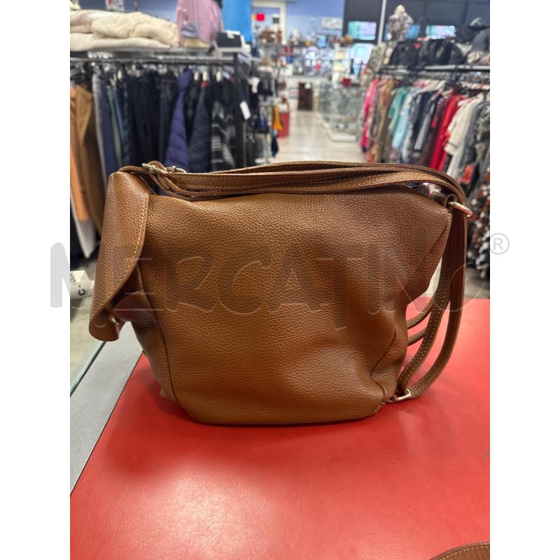 BORSA D KORALLINE PELLE MARRONE | Mercatino dell'Usato Rivarolo canavese 1