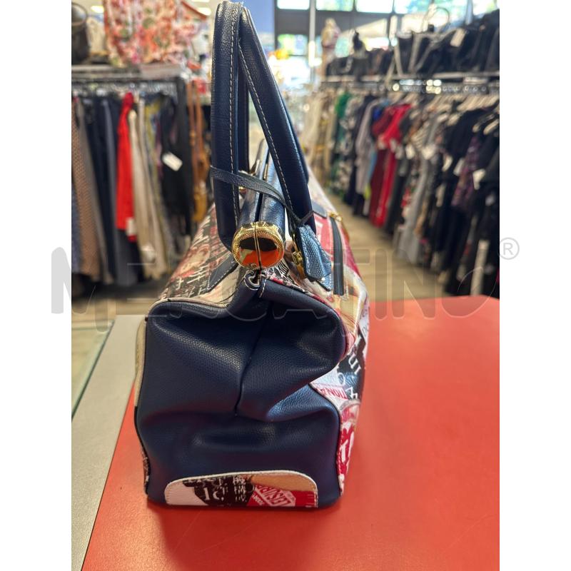 BORSA D PELLE BLU MARILYN MONROE | Mercatino dell'Usato Rivarolo canavese 2