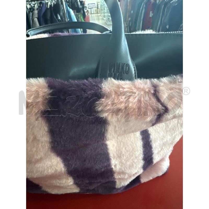 BORSA D PINKO PELLICCETTA VIOLA ROSA | Mercatino dell'Usato Rivarolo canavese 2