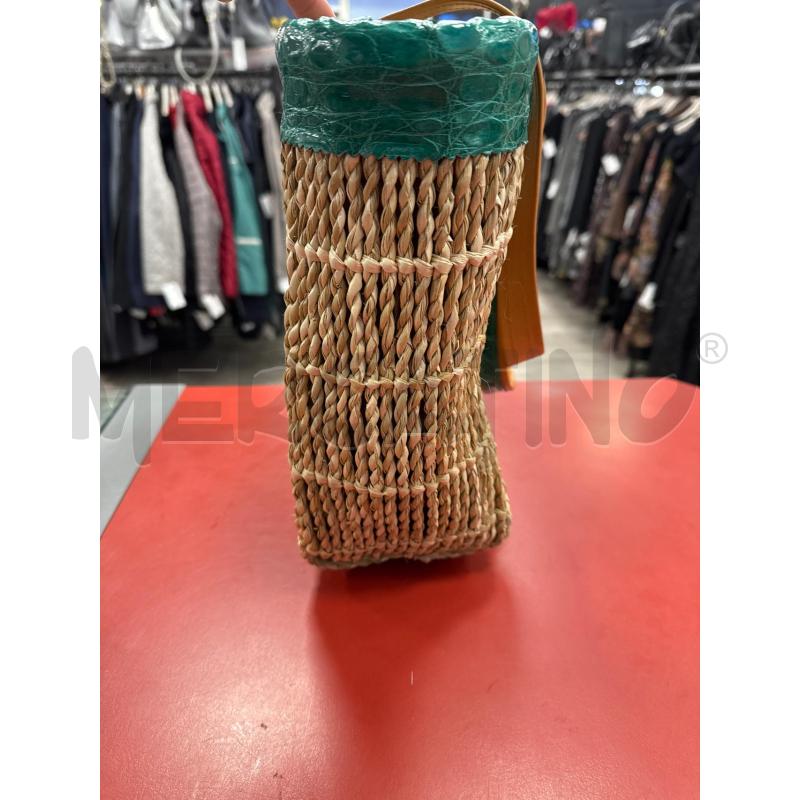 BORSA D T-YCON PAGLIA BRD VERDE | Mercatino dell'Usato Rivarolo canavese 3